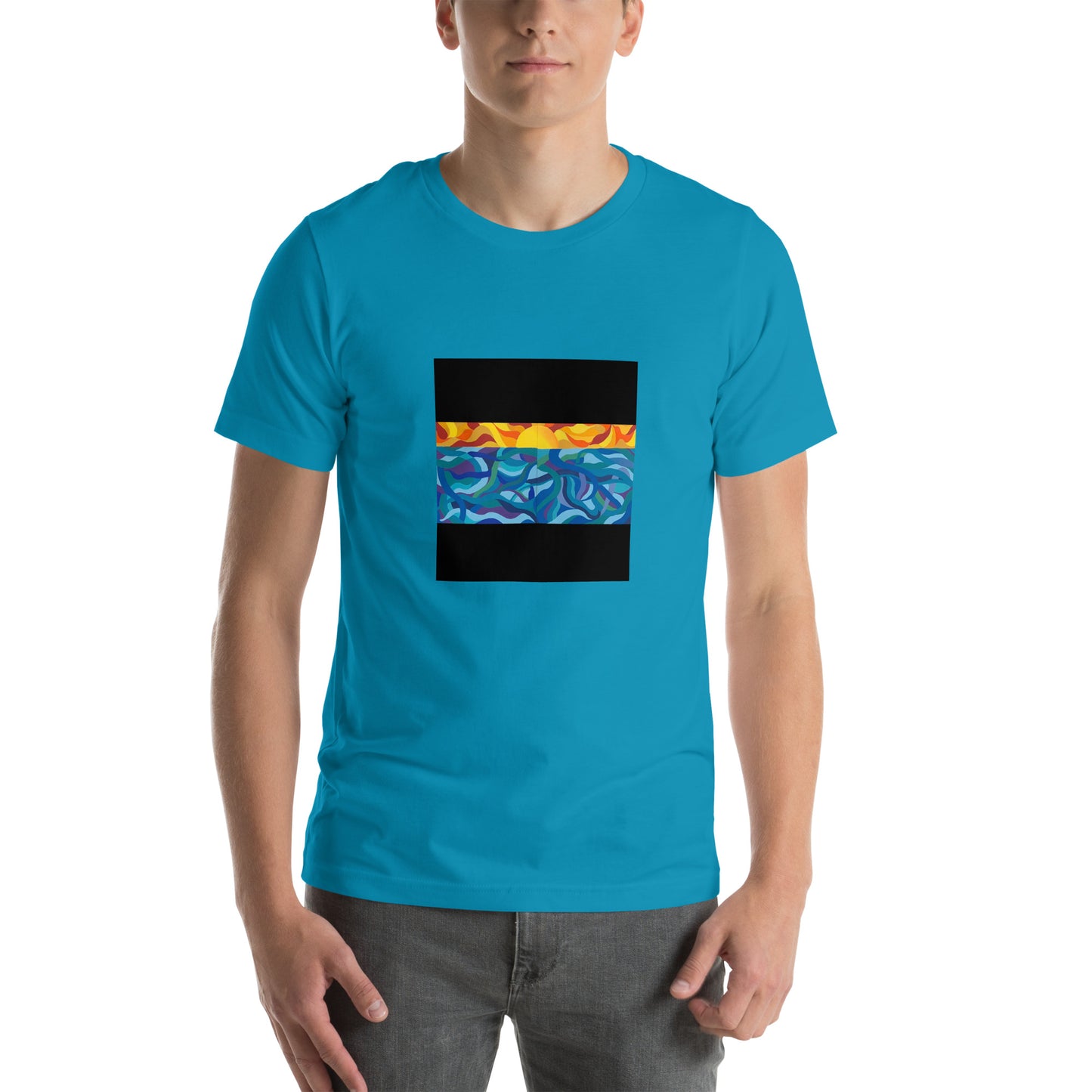 sea sunset Unisex t-shirt