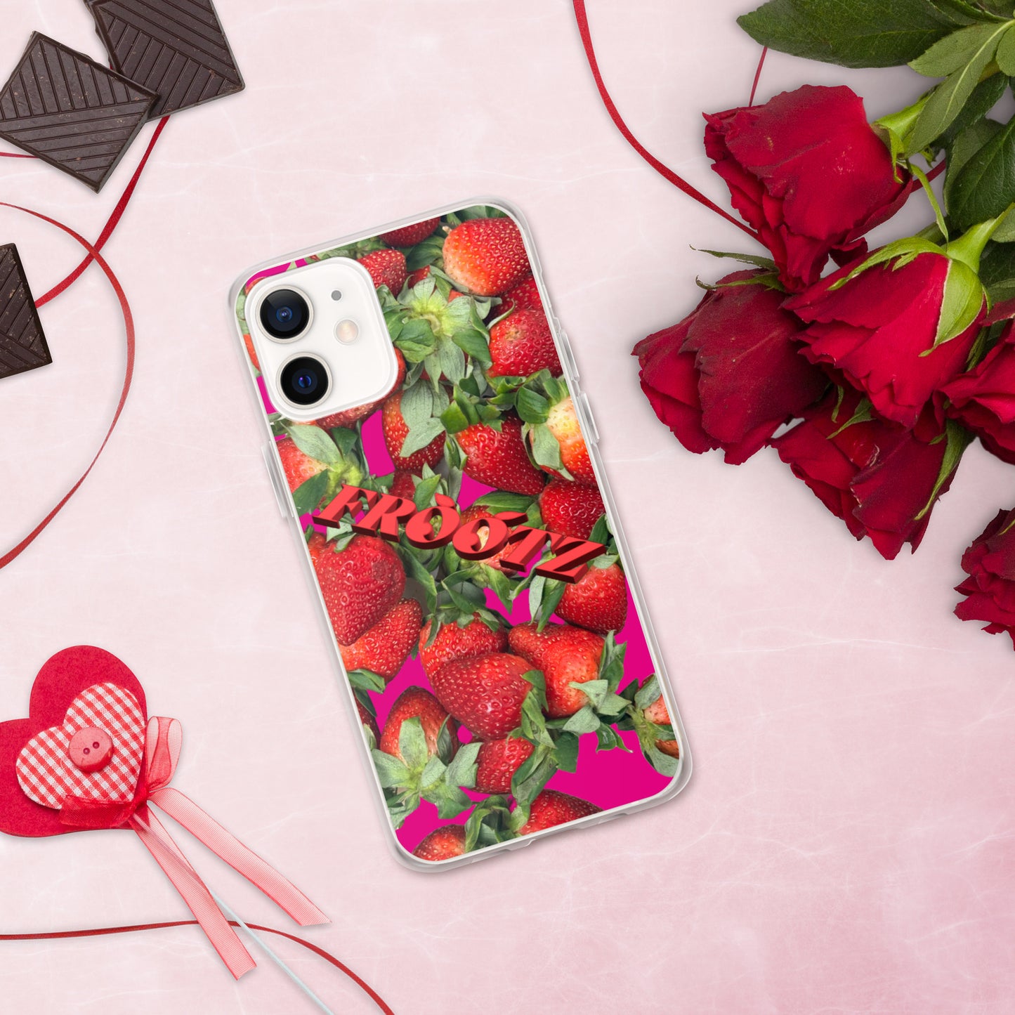 FROOTZ strawberries Clear Case for iPhone®