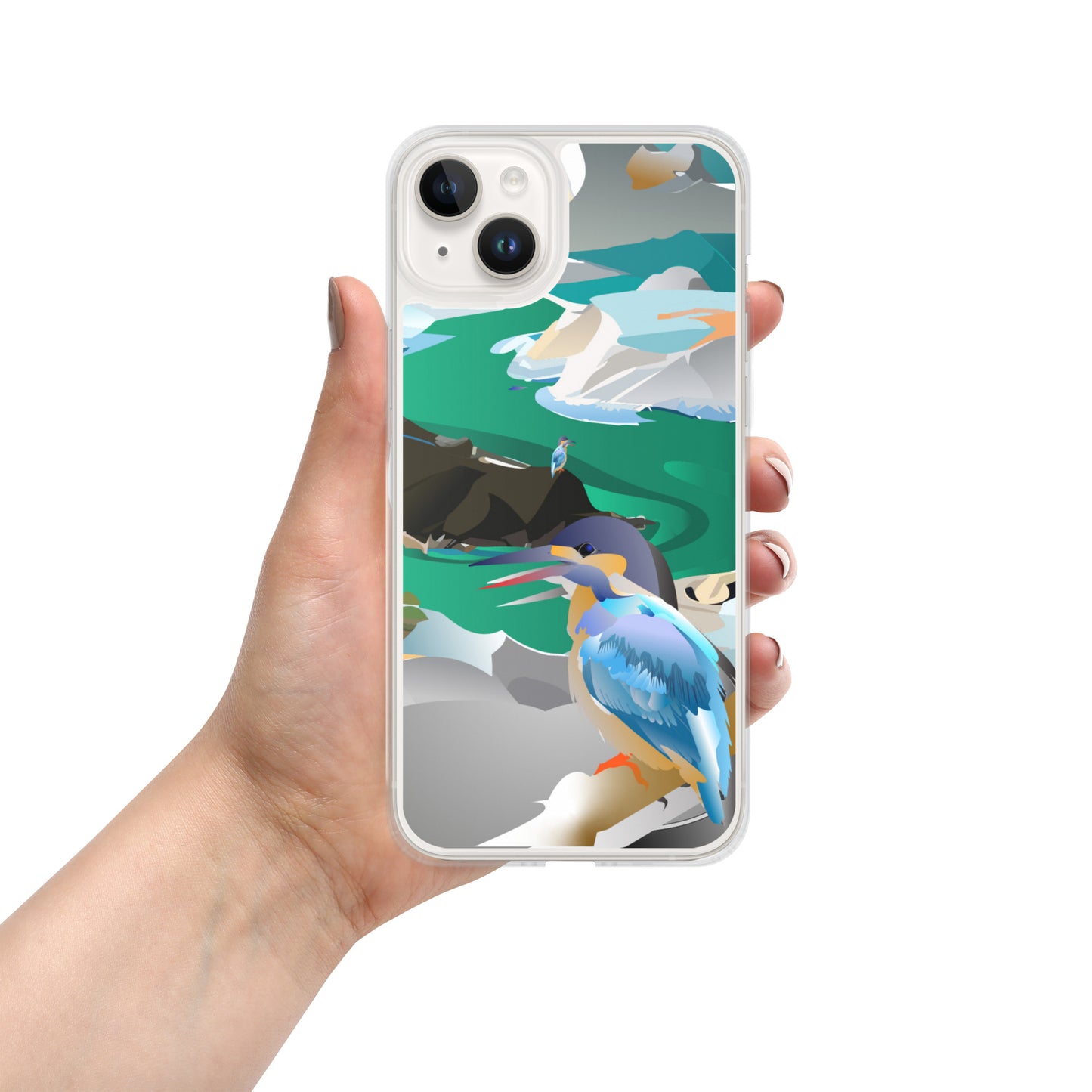 blue bird Clear Case for iPhone®